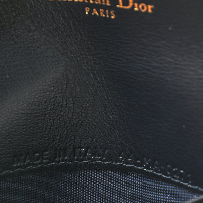 Christian Dior Oblique Saddle Card Holder Blue 7 of 8