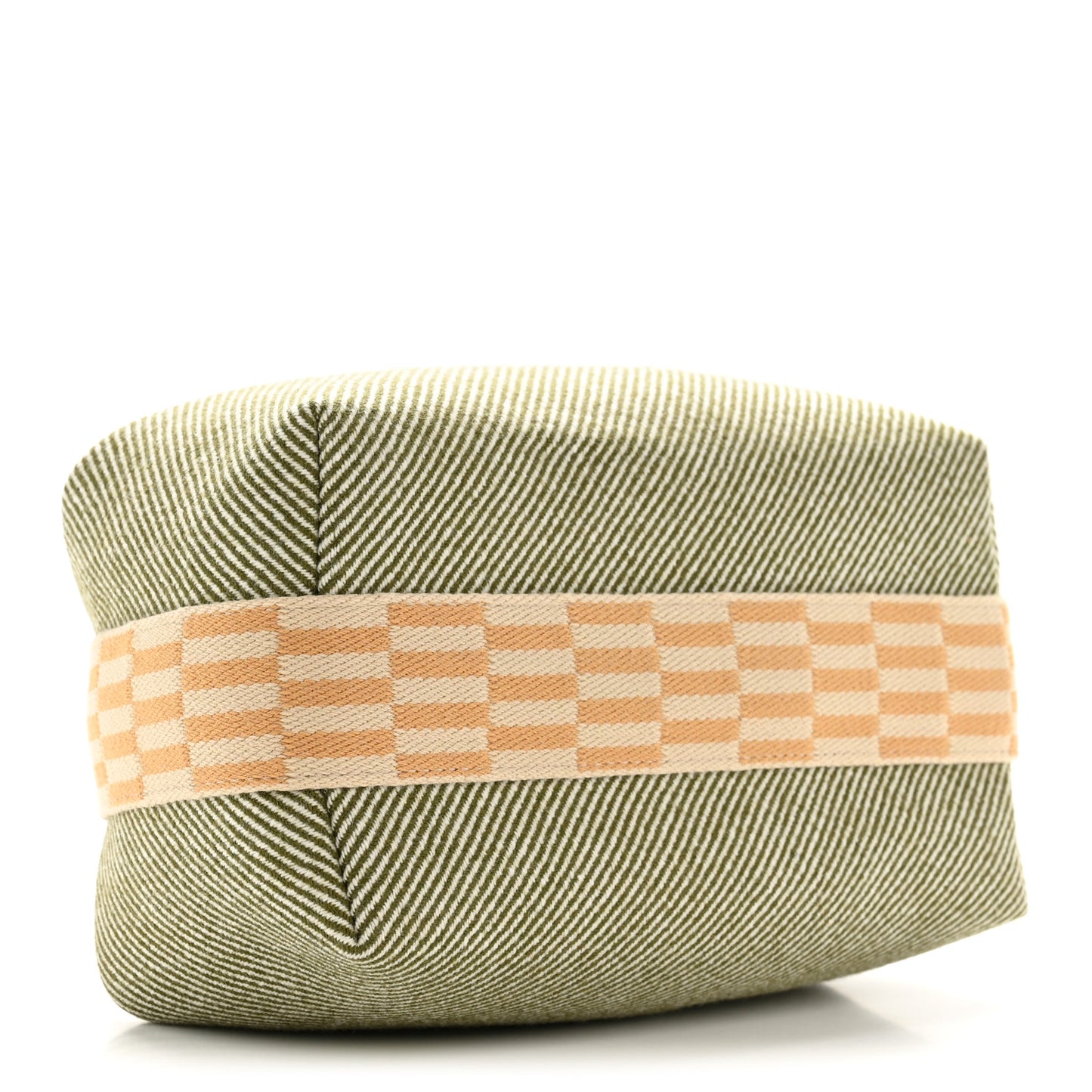 Wool Small Bride-A-Brac H Natte Pouch Vert Foret