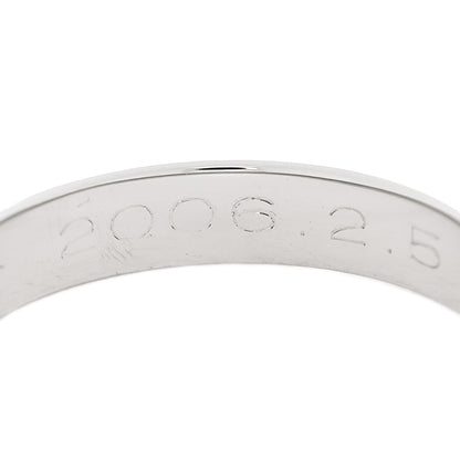 Cartier Platinum 3mm C De Cartier Wedding Band Ring 45 3.25 5 of 6