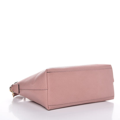 Gucci Dollar Calfskin GG Charm Satchel Soft Pink 4 of 8