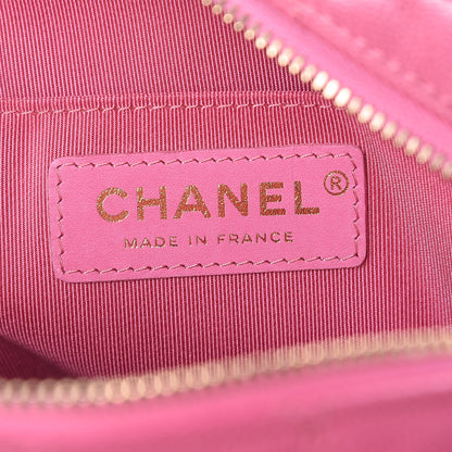 Chanel Caviar Quilted CC Day Camera Case Pink 6 of 9