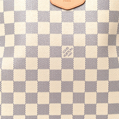 Louis Vuitton Damier Azur Graceful MM Rose Ballerine 7 of 15