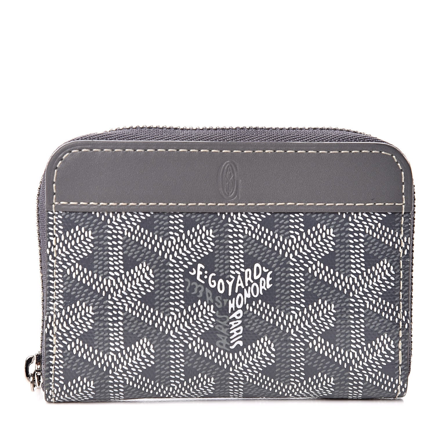 Goyard Goyardine Compact Wallet Grey 1 of 6
