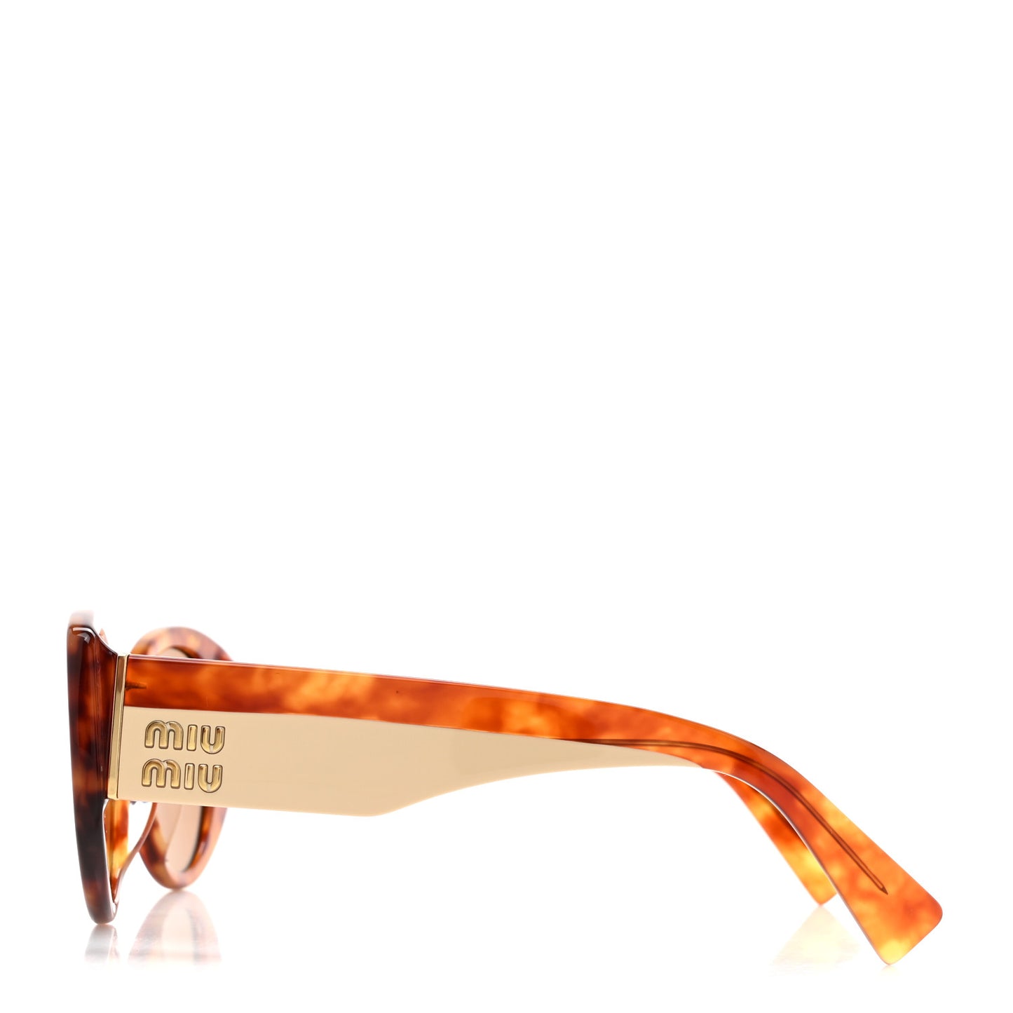 Acetate Sunglasses SMU03W Tortoise Off White