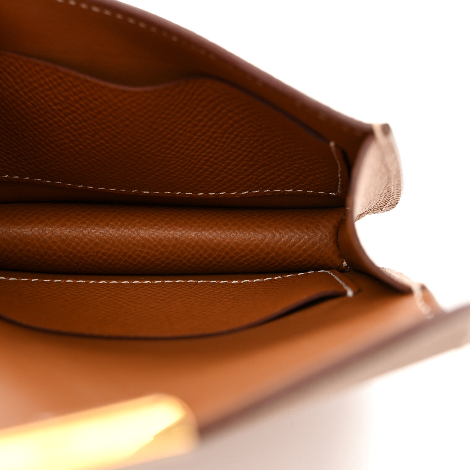 Hermes Epsom Constance Slim Wallet Gold 6 of 9