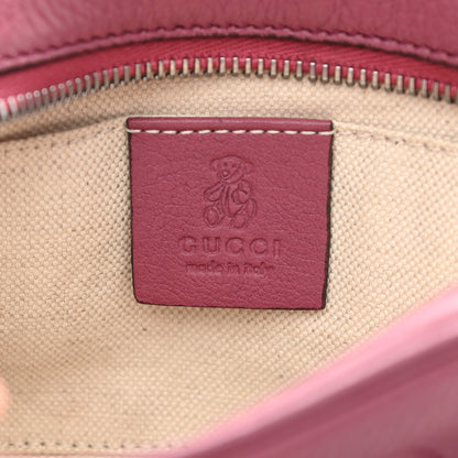 Gucci Pebbled Calfskin Children's Mini Soho Disco Messenger Bag Peonia Flower 17 of 25