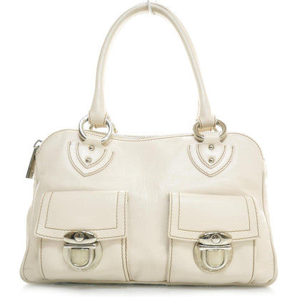 Marc Jacobs Leather Blake Satchel Cream 1 of 10