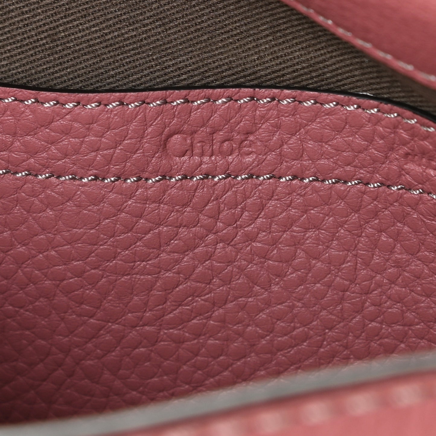 Calfskin Mini Marcie Round Crossbody Bag Rusty Pink