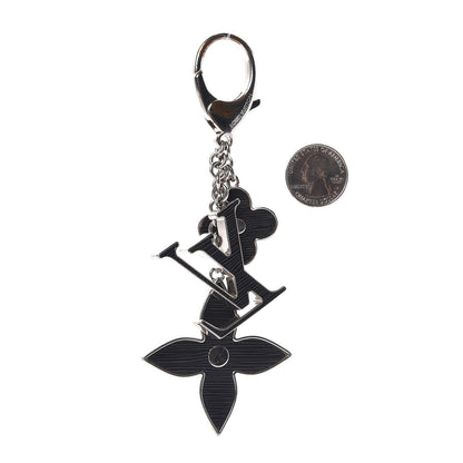 Louis Vuitton Electric Epi Fleur d'Epi Bag Charm Black 2 of 3