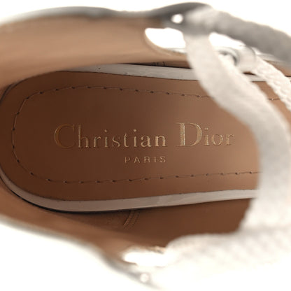 Christian Dior Patent Diorarty 30mm Pumps 37.5 White 8 of 9