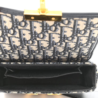 Christian Dior Oblique 30 Montaigne Box Bag Blue 4 of 6
