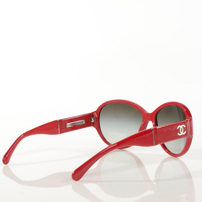 Chanel CC Sunglasses 5229Q Red 2 of 6