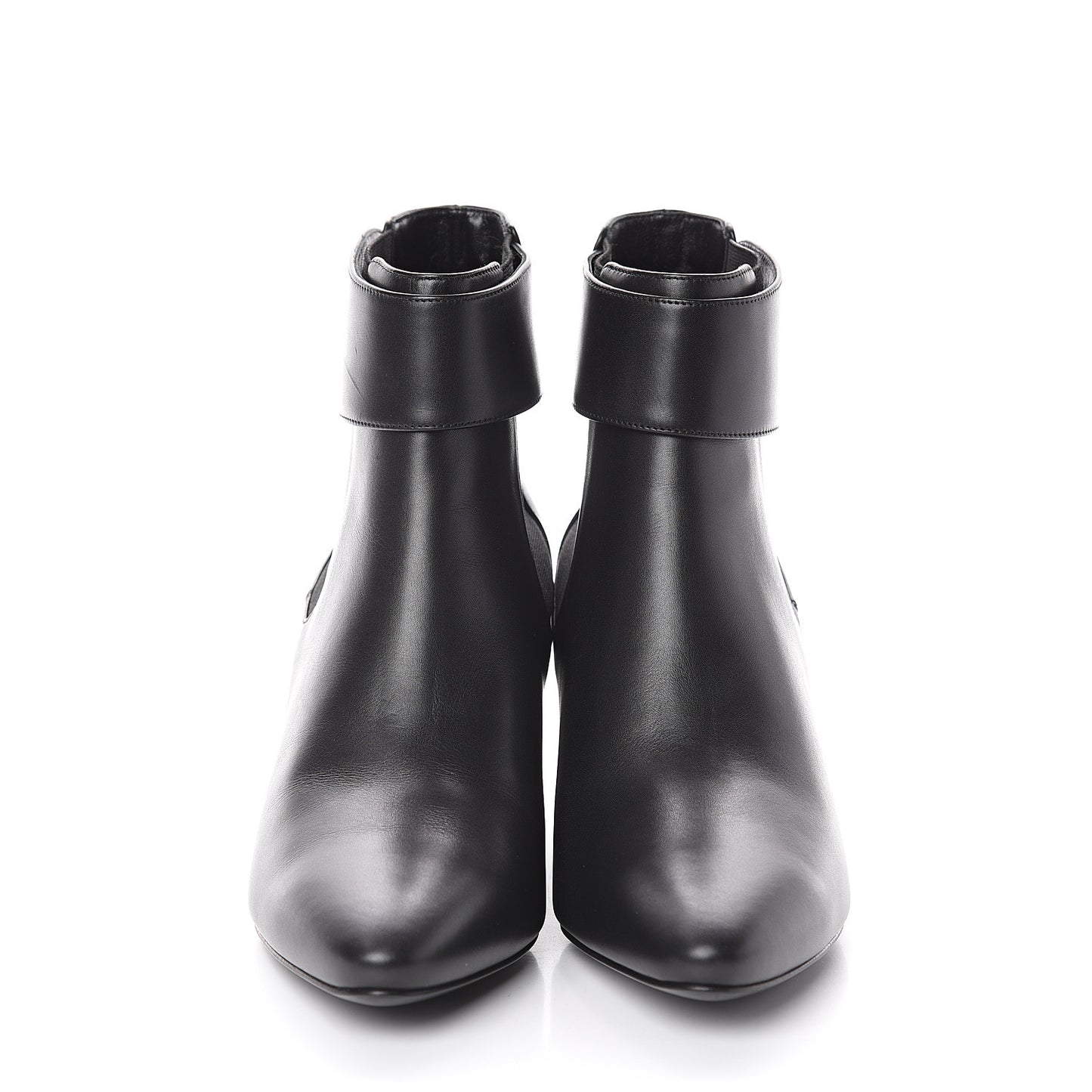 Smooth Calfskin 4G Button Charm Chelsea Ankle Boots 40 Black