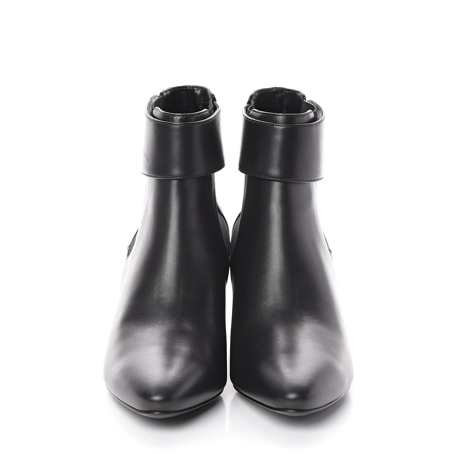 Givenchy Smooth Calfskin 4G Button Charm Chelsea Ankle Boots 40 Black 2 of 7