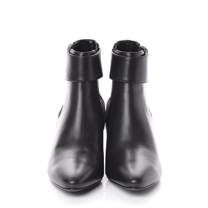 Givenchy Smooth Calfskin 4G Button Charm Chelsea Ankle Boots 40 Black 2 of 7