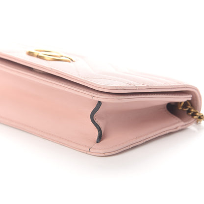 Gucci Calfskin Matelasse GG Marmont Mini Bag Perfect Pink 8 of 8