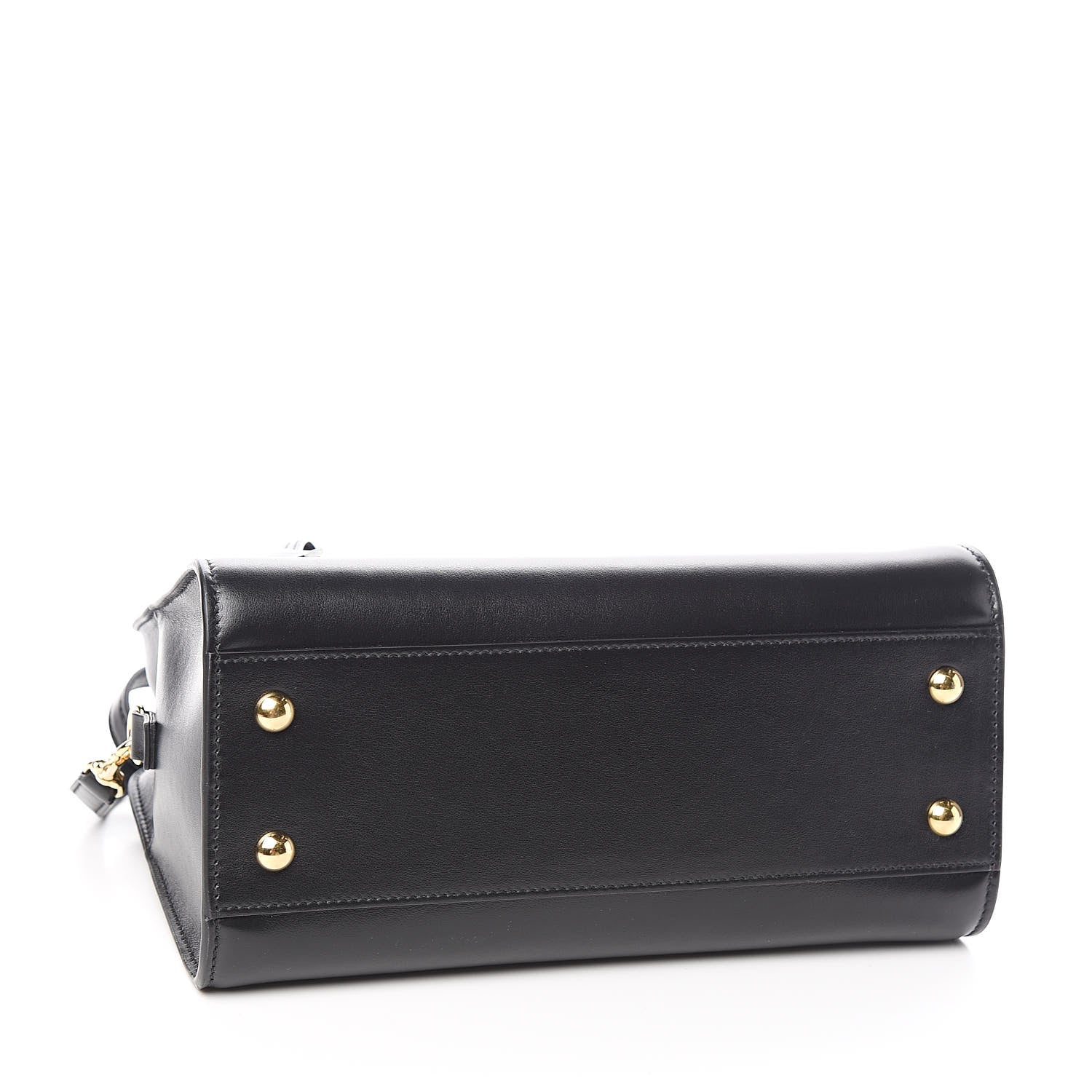 Saint Laurent Calfskin Monogram Baby Cabas Black 4 of 10
