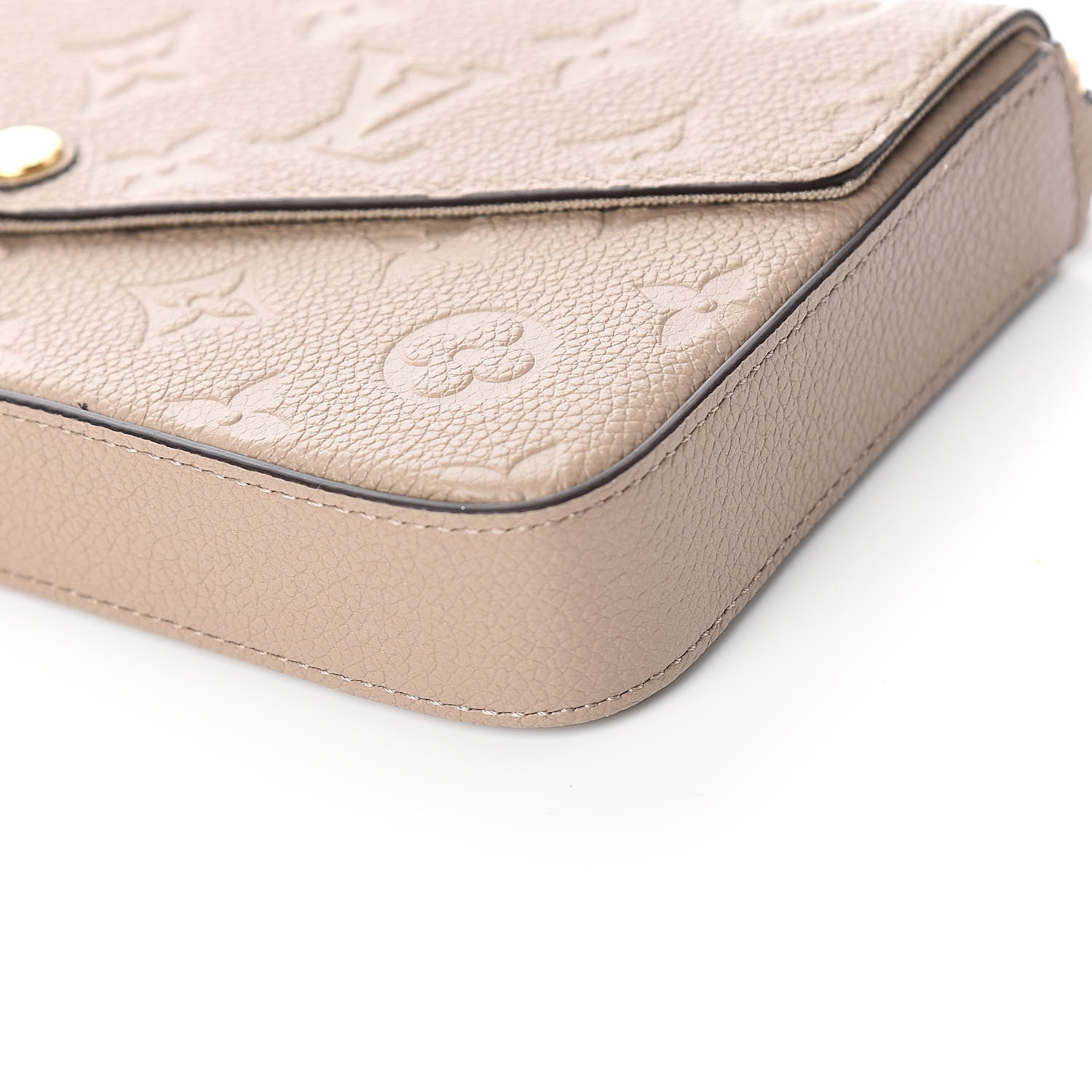 Louis Vuitton Empreinte Pochette Felicie Chain Wallet Tourterelle 9 of 12