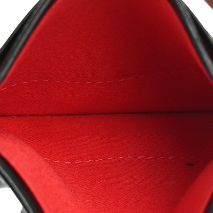 Christian Louboutin Calfskin Paris Spikes Kios Card Holder Black 5 of 13