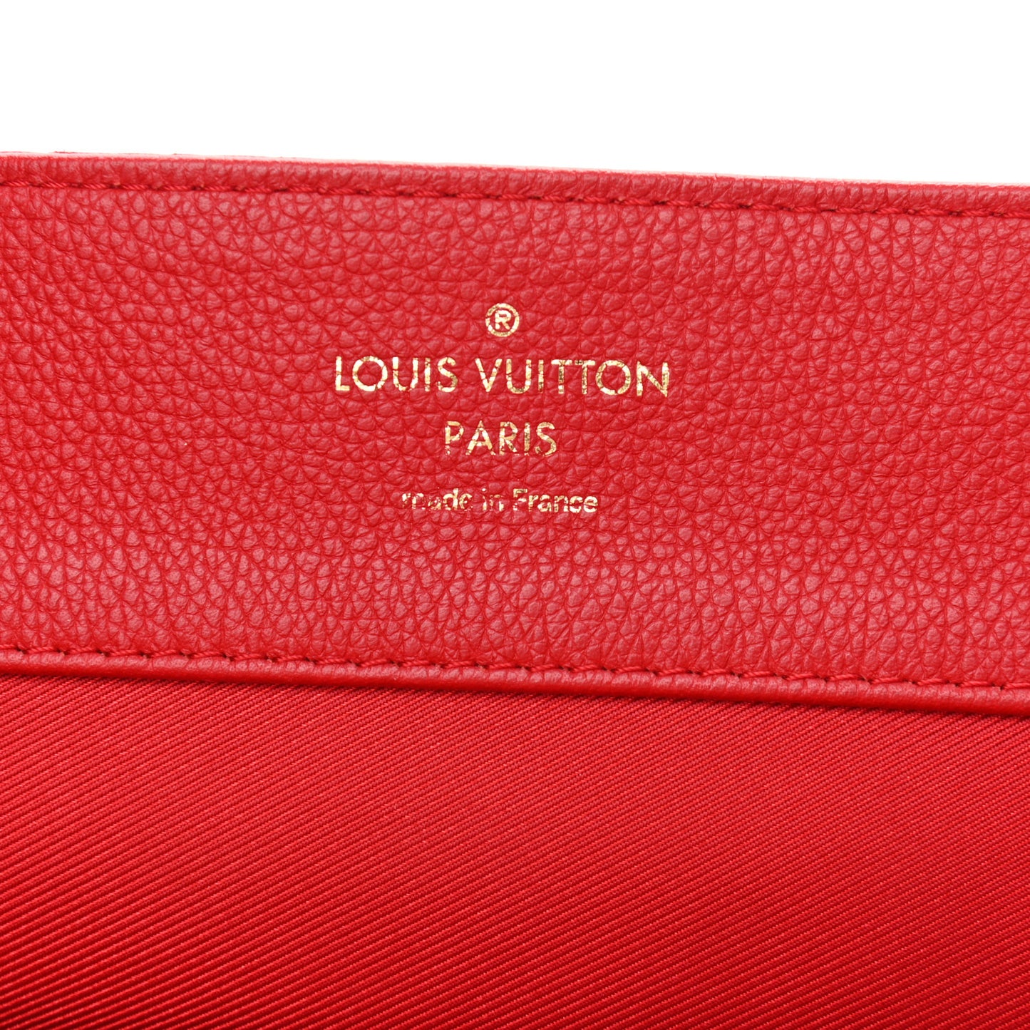 Calfskin Lockme MM Rouge