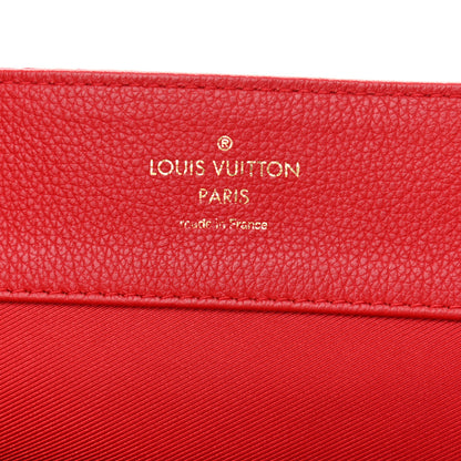 Louis Vuitton Calfskin Lockme MM Rouge 6 of 15