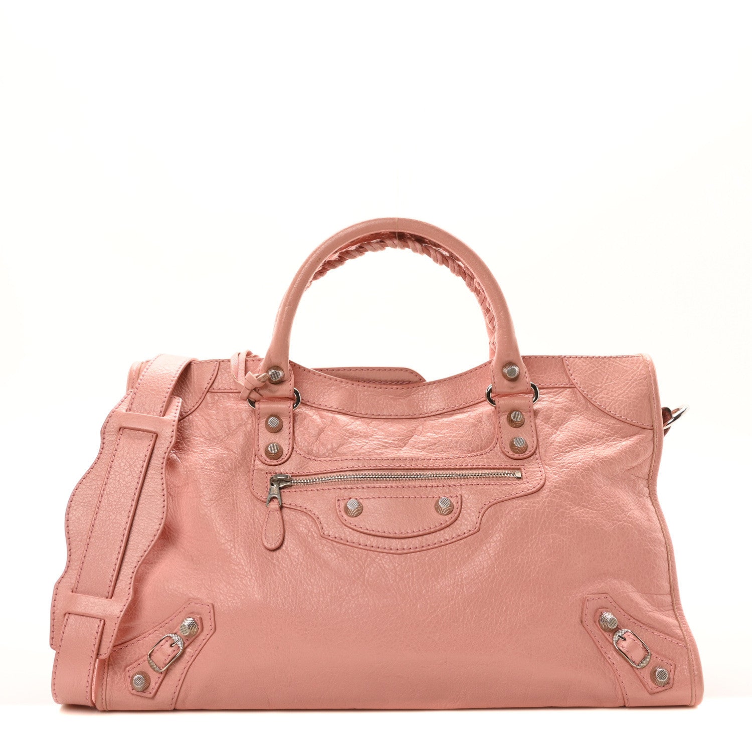 Balenciaga Agneau Giant 12 Silver Hardware City Rose Peche 1 of 11
