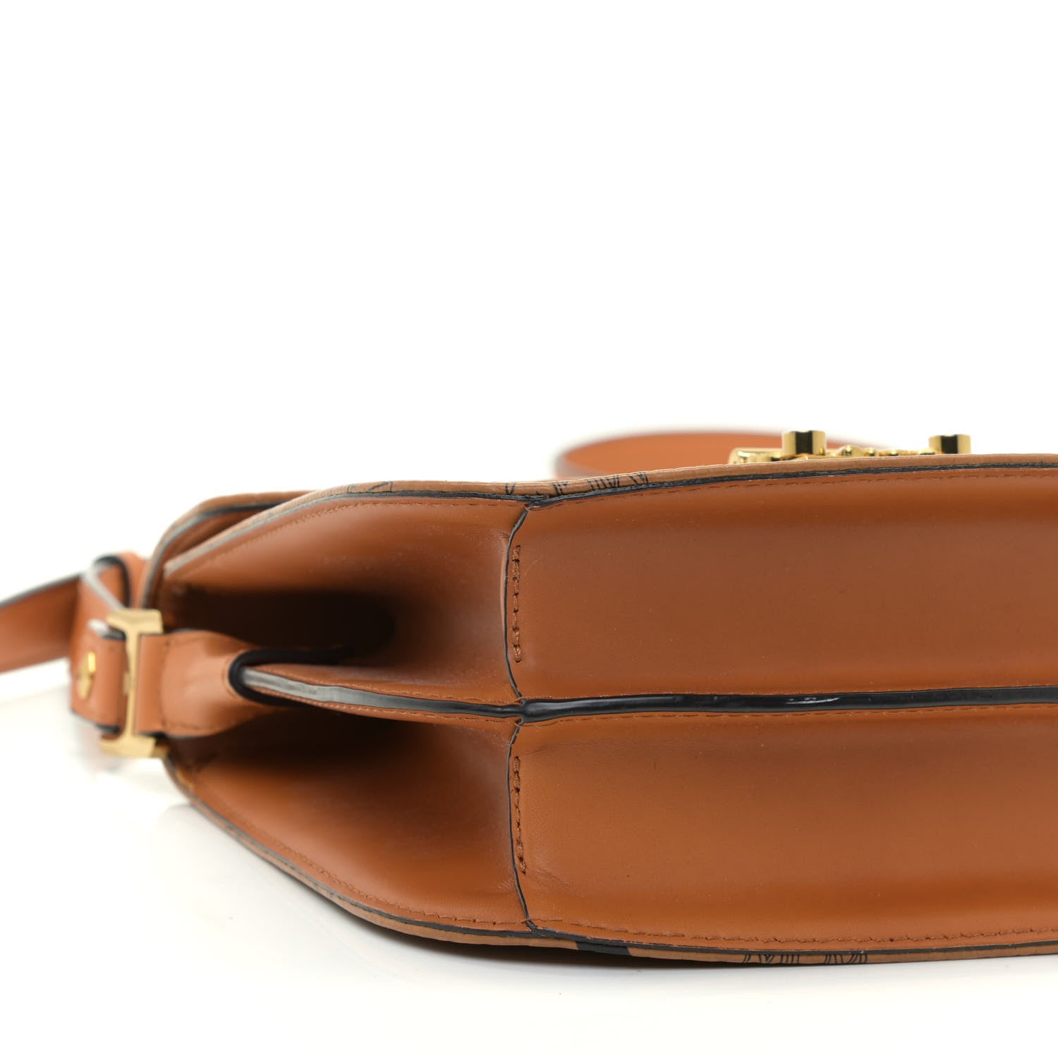 MCM Visetos Patricia Crossbody Bag Cognac 4 of 15