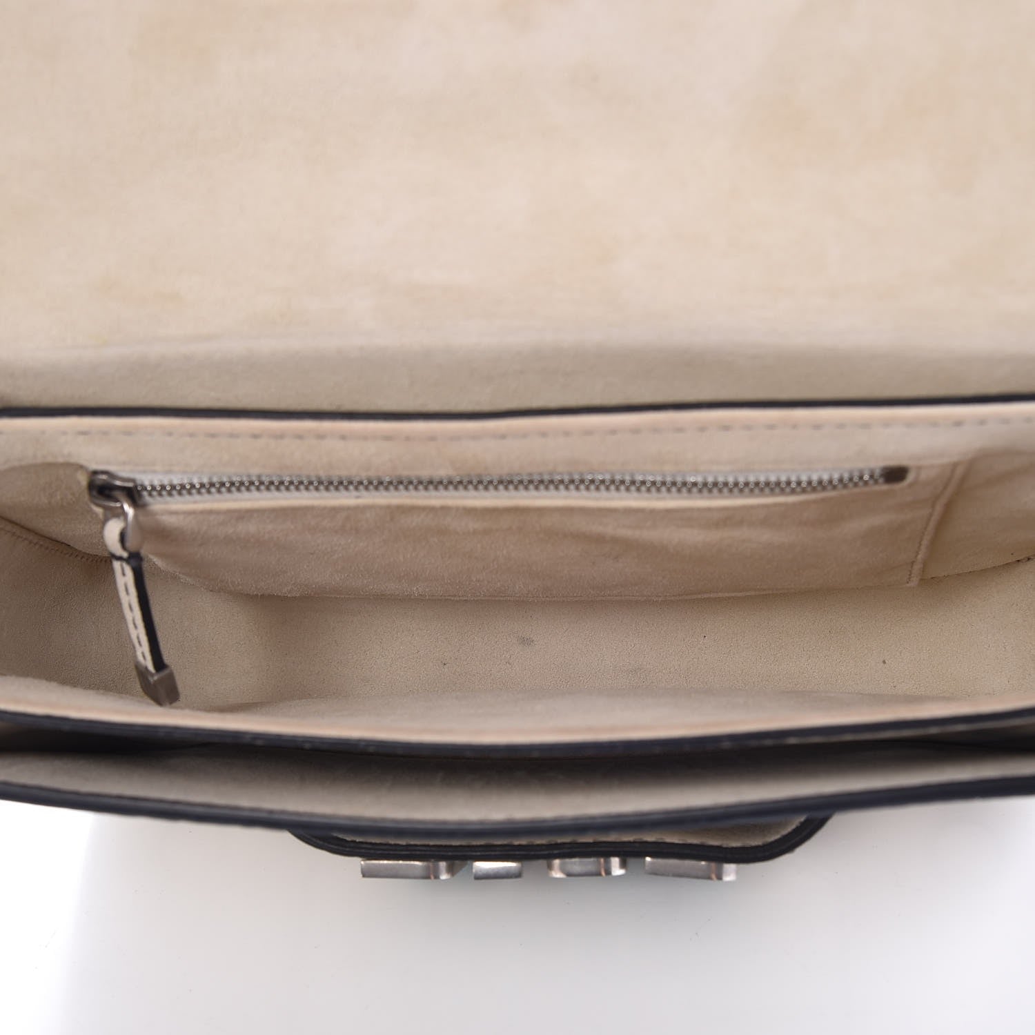 Christian Dior Grained Calfskin Dio(r)evolution Flap Bag White 5 of 8