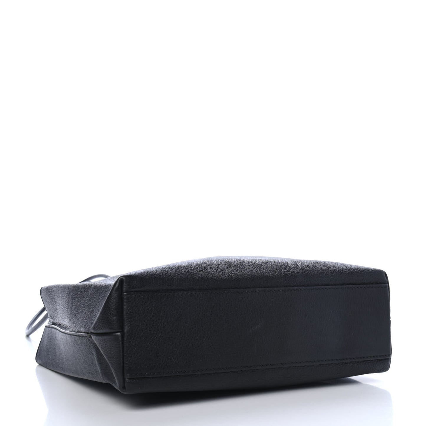 Calfskin Logo Shopping Tote