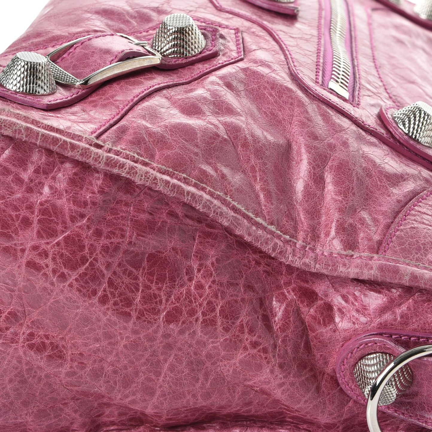 Agneau Giant 21 Silver Hardware City Magenta
