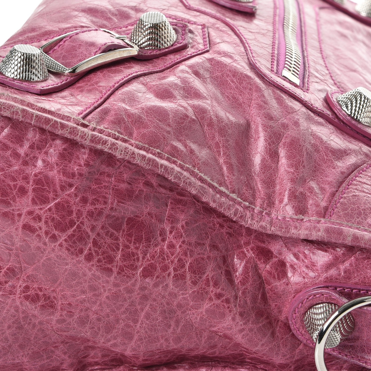 Balenciaga Agneau Giant 21 Silver Hardware City Magenta 16 of 18