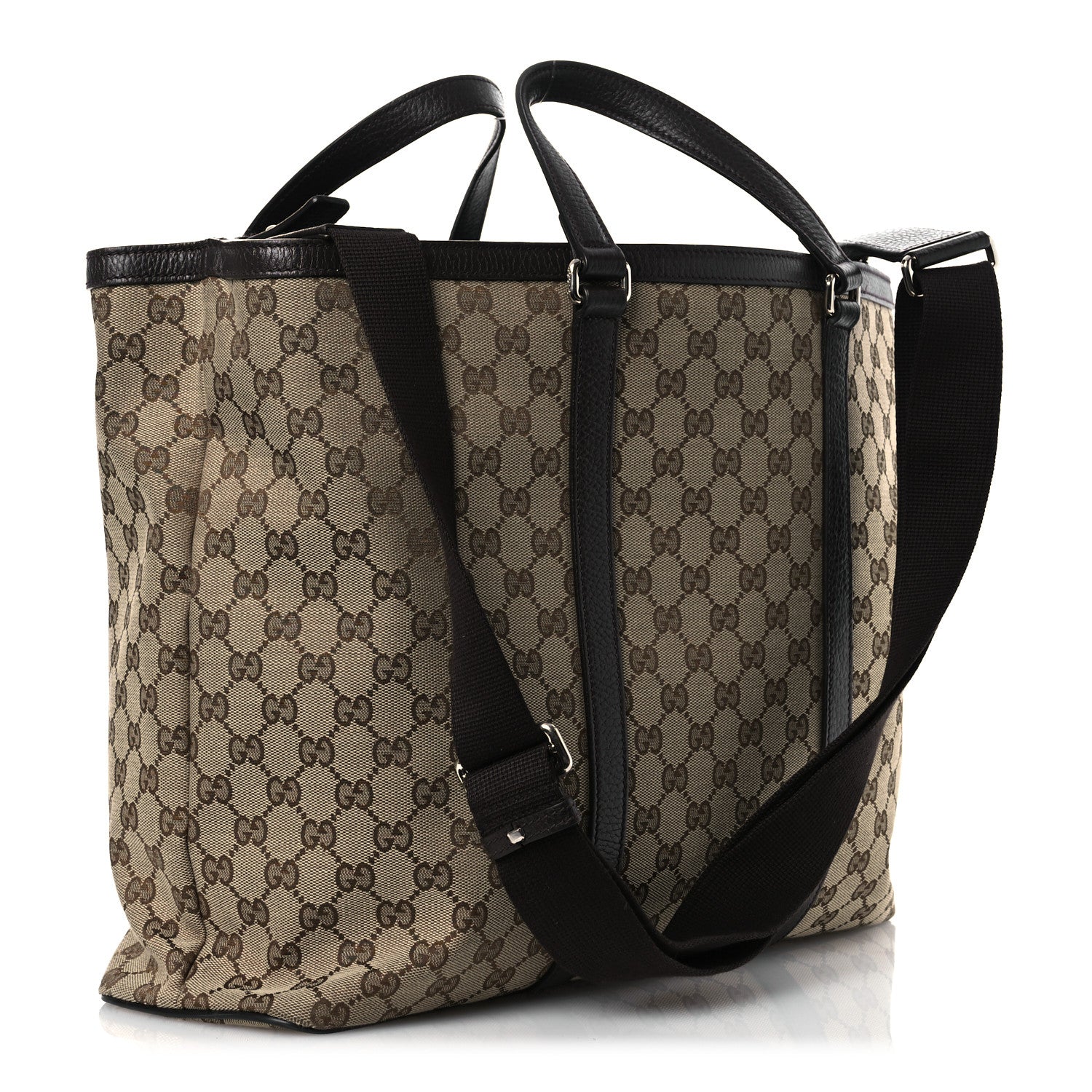 Gucci GG Monogram Large Joy Tote Bag Dark Brown 2 of 18