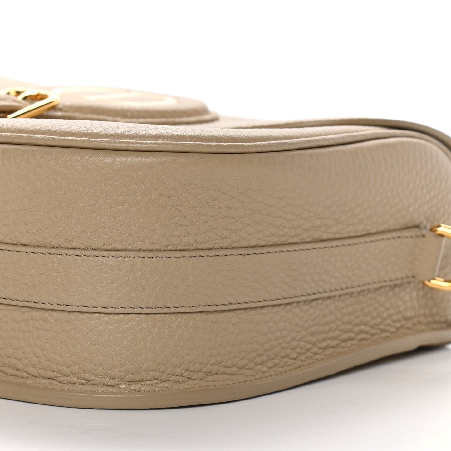 Grained Calfskin Large Bobby Flap Beige
