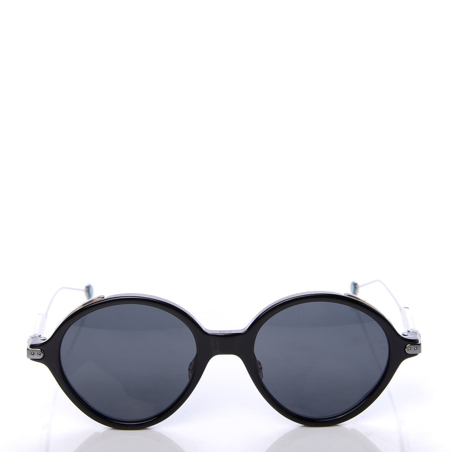 Acetate Umbrage Round Sunglasses Tortoise Black