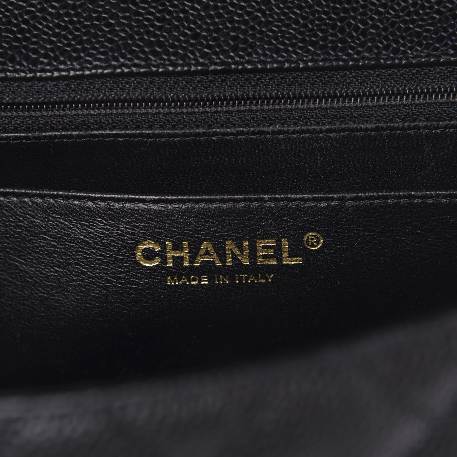 Chanel Caviar Quilted Jumbo Single Flap Black 6 of 11