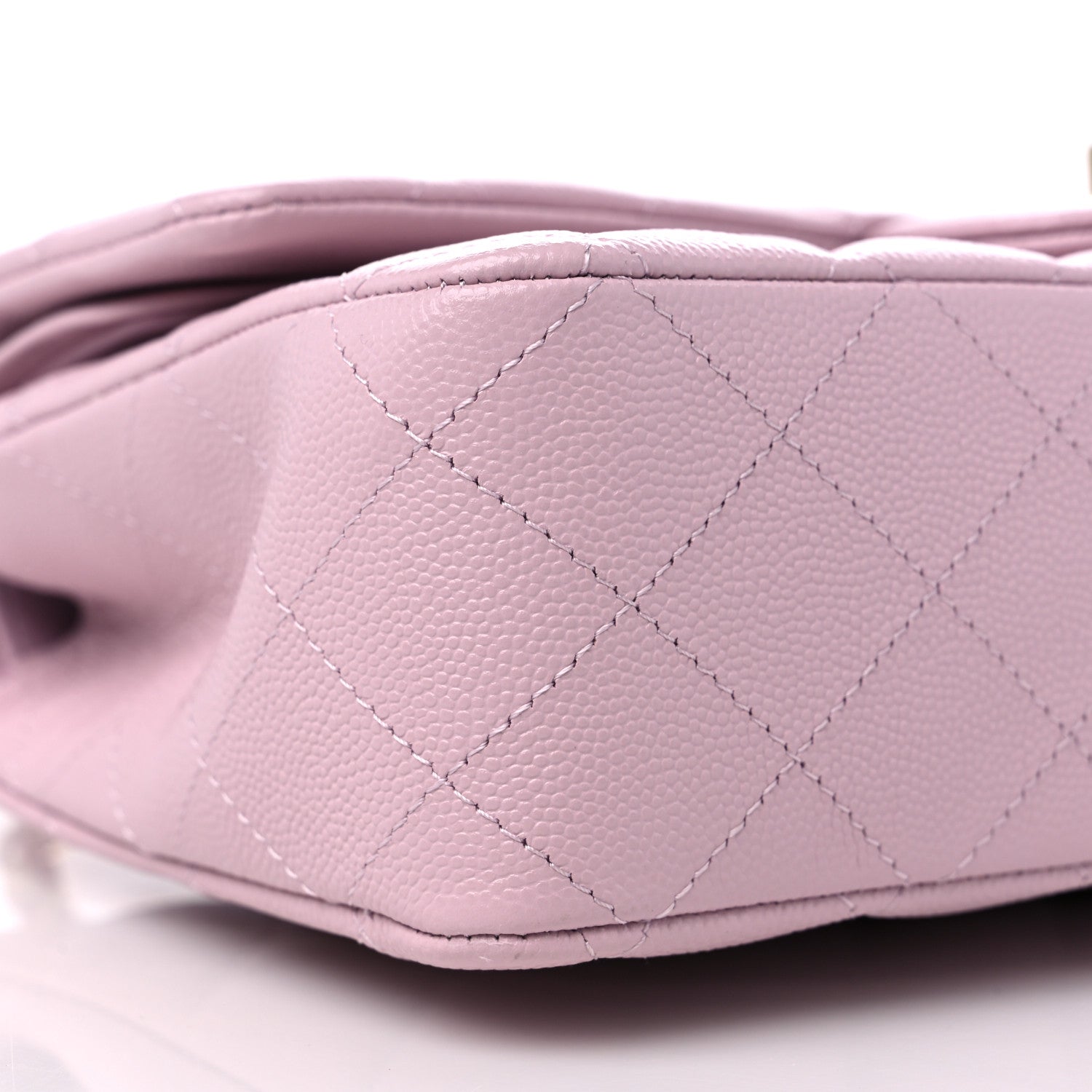 Chanel Caviar Quilted Medium Double Flap Light Pink 8 of 9