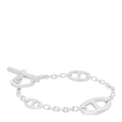 Hermes Sterling Silver Farandole Bracelet LG 1 of 5