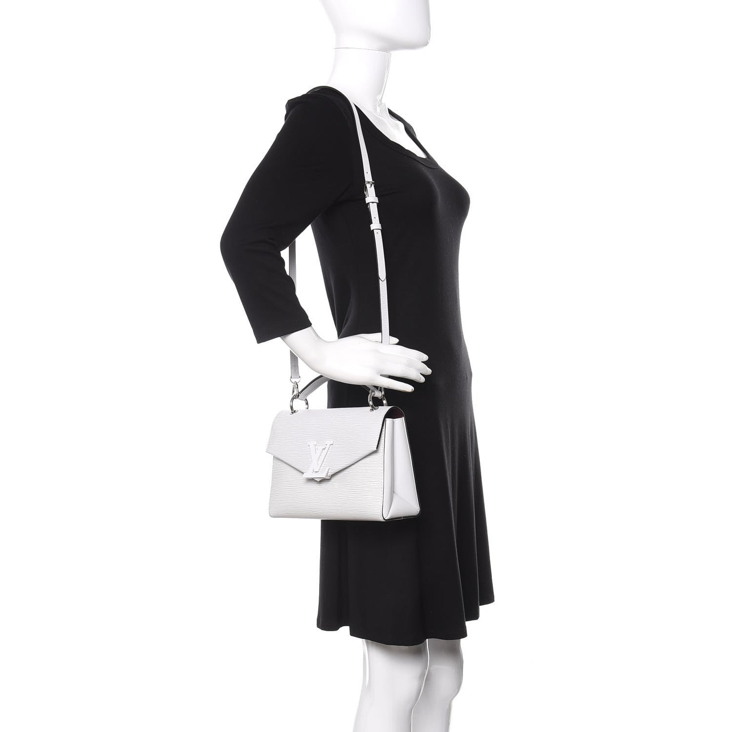 Epi Pochette Grenelle White