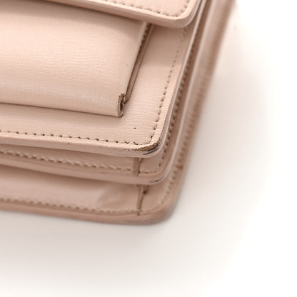 Saint Laurent Calfskin Medium Monogram Sunset Marble Pink 19 of 21