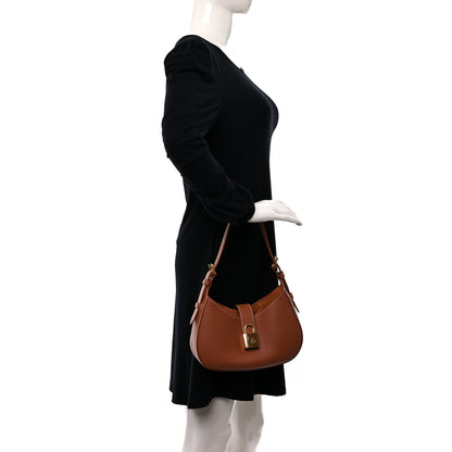 Louis Vuitton Grained Calfskin Low Key Shoulder Bag Cognac 3 of 8