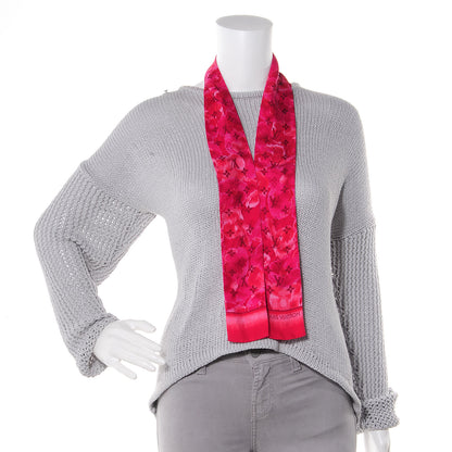 Louis Vuitton Silk Monogram Ikat Summer Bandeau Rose Indien 2 of 4