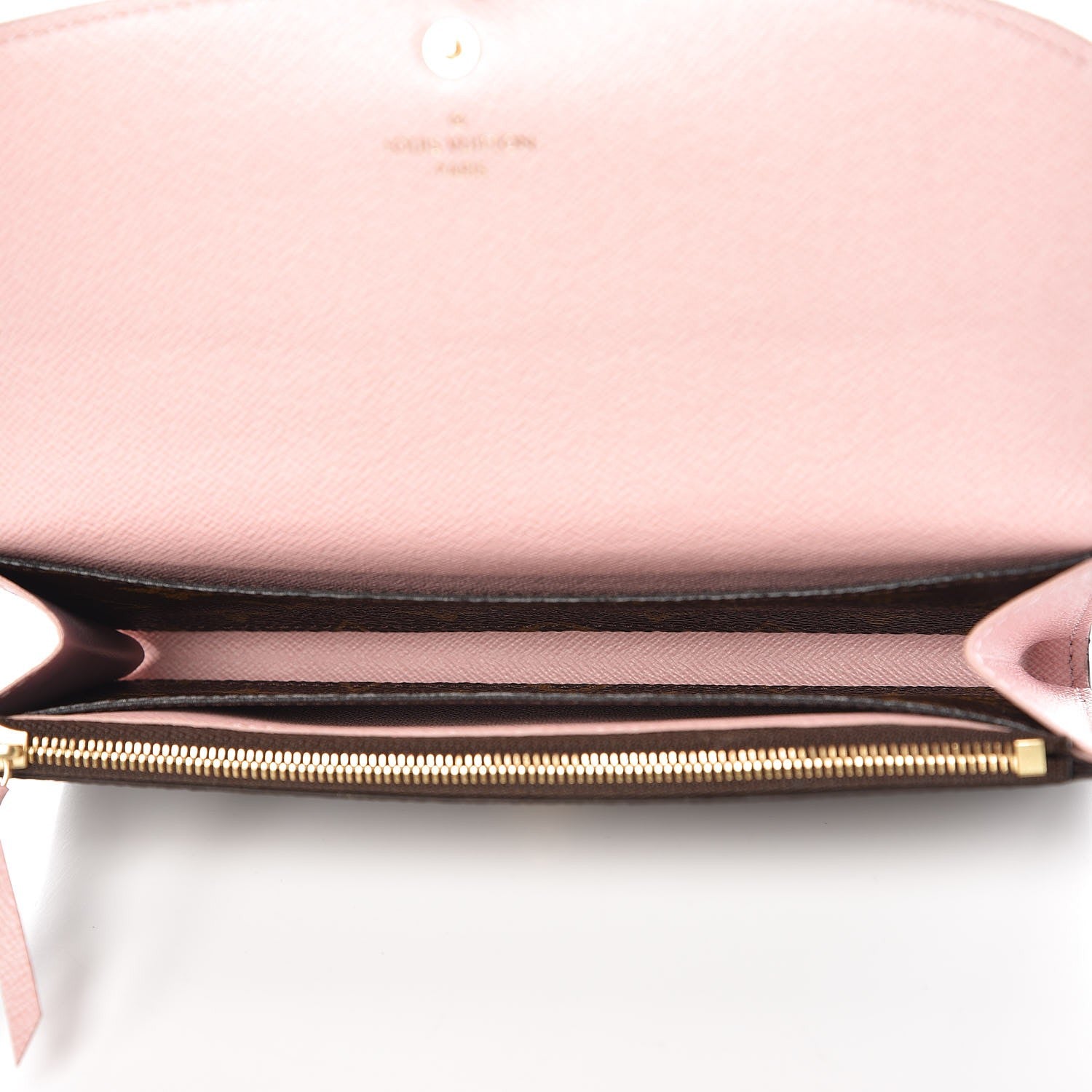 Louis Vuitton Monogram Emilie Wallet Rose Ballerine 5 of 7