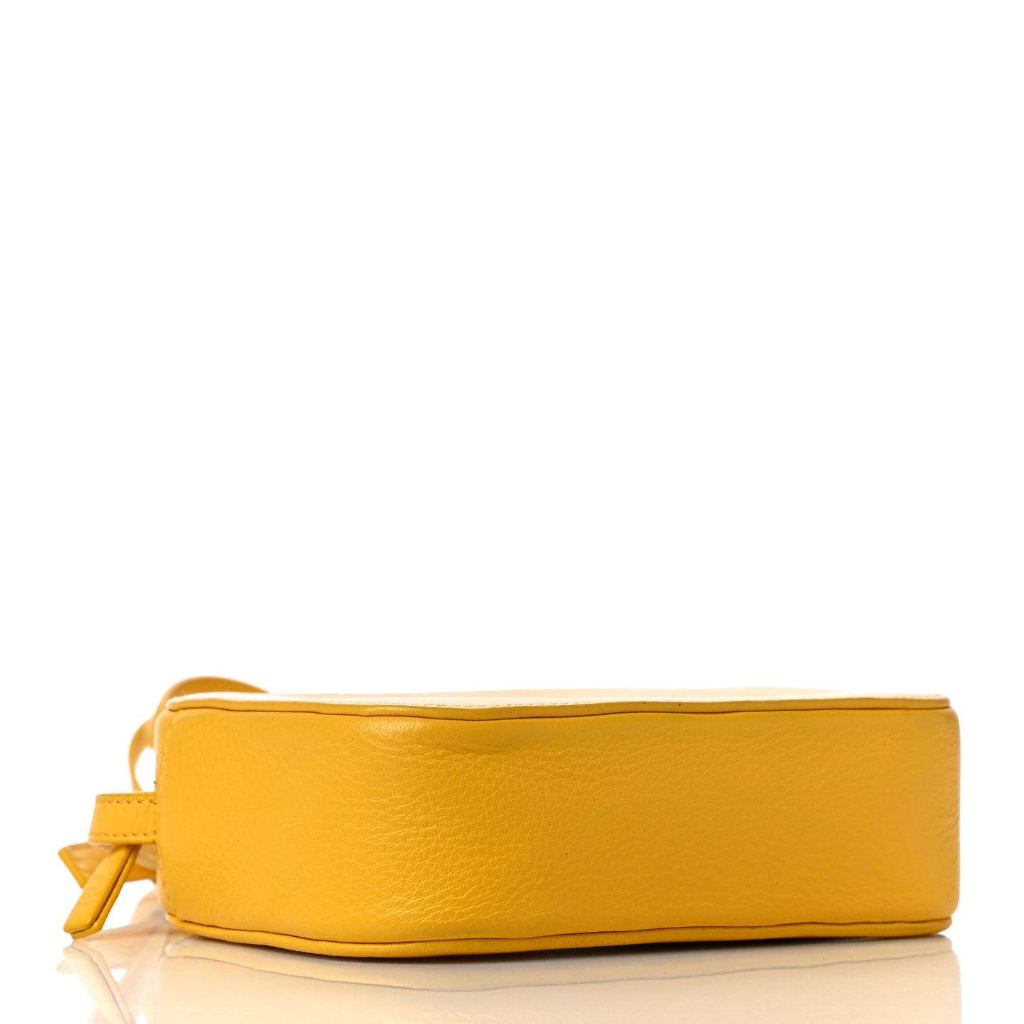 Calfskin Logo XS Everyday Camera Bag Yellow Black