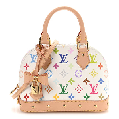 Louis Vuitton LV x TM Monogram Multicolor Alma BB White 1 of 11