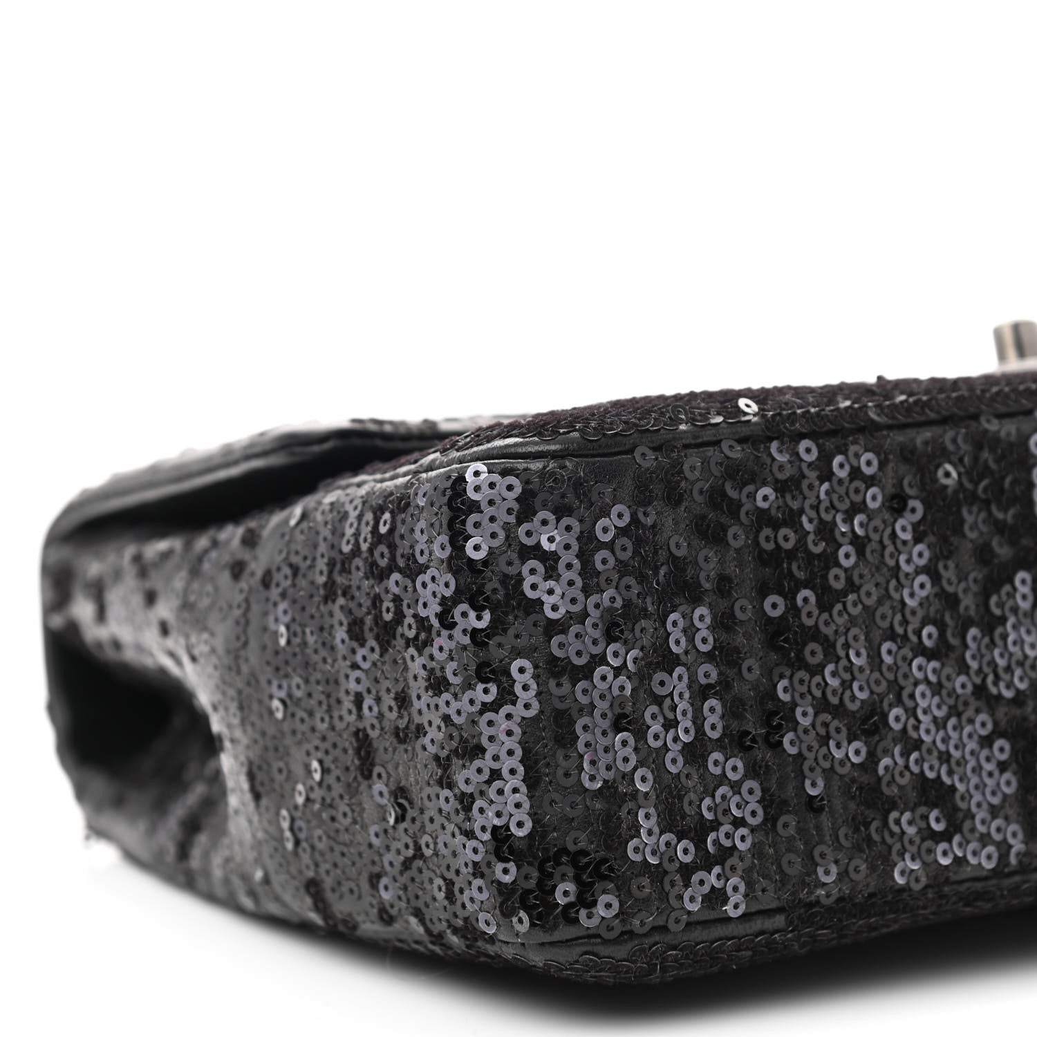 Chanel Sequin Lambskin Medium Moonlight on Water Flap Black 8 of 9