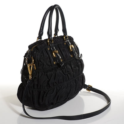 Prada Tessuto Nylon Gaufre Tote Nero Black 3 of 11