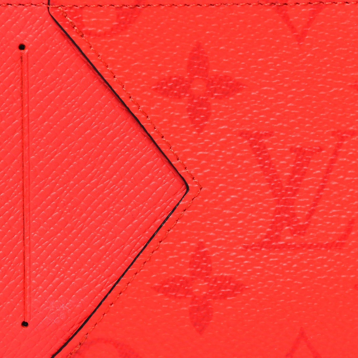Louis Vuitton Taigarama Coin Card Holder Fire Red 7 of 9