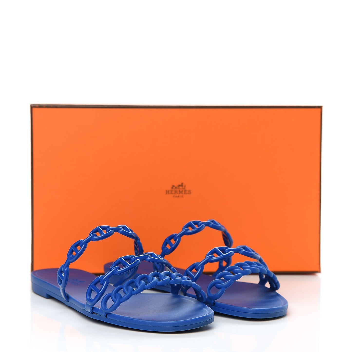 Rubber Chaine d'Ancre Rivage Sandals 35 Bleu Smalt