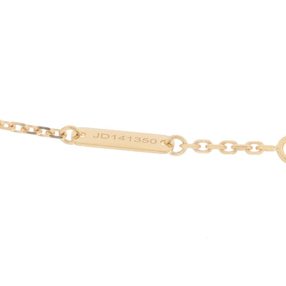 Van Cleef & Arpels 18K Yellow Gold Black Onyx Vintage Alhambra Pendant Necklace 3 of 5