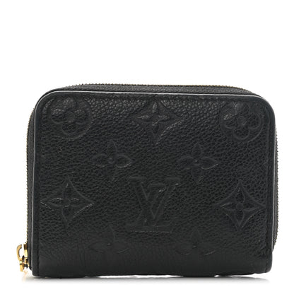 Louis Vuitton Empreinte Zippy Coin Purse Black 1 of 8